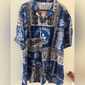 LA Dodgers Hawaiian print men’s 3XL shirt